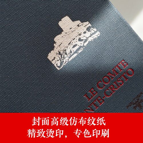 基督山伯爵(名著名译仿布面精装套装上下2册) 大仲马代表作周克希独立译本三个火枪手课外阅读世界名著文学畅销正版书籍译林社直发 - 图2