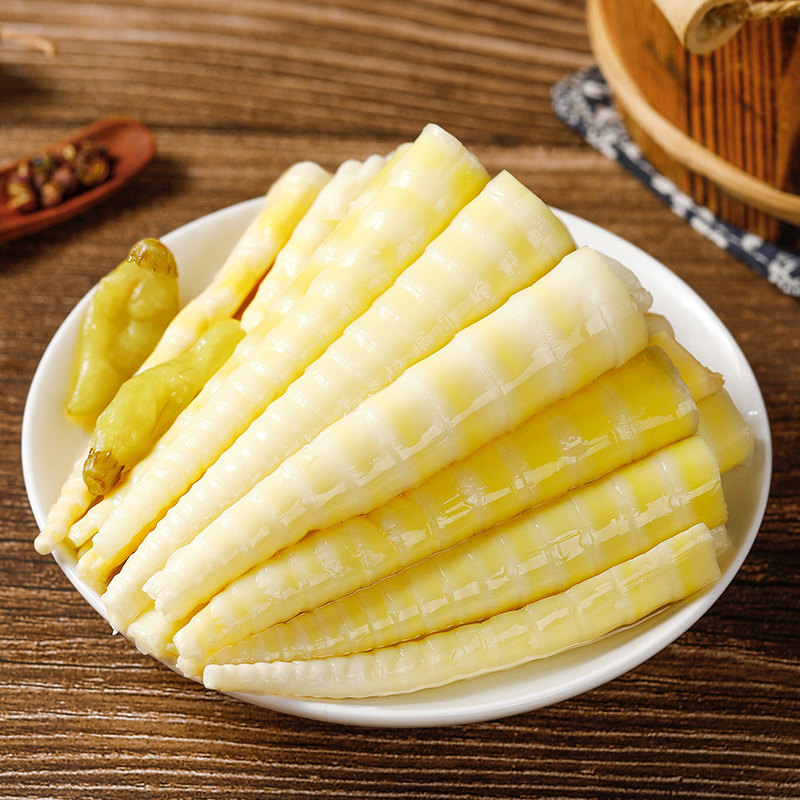 云笋泡椒笋尖开袋即食云南特产新鲜山椒竹笋脆笋小包装休闲零食_虎窝淘
