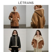 Letrans2023 winter new cotton wool cashmere fleece jacket in winter