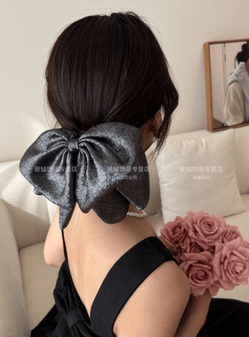 后脑勺新款超大号蝴蝶结温柔