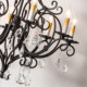 American style grand duplex villa crystal chandelier