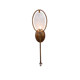 American retro personalized all-copper living room long pole wall lamp