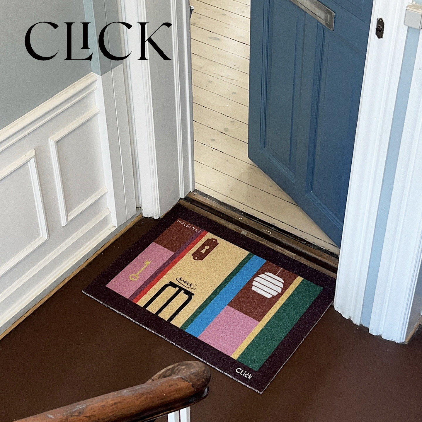 click玄关入户门店地垫可落尘北欧复古公寓丝圈地毯家居装饰,淘宝优惠券,粉丝福利购,淘宝优惠卷