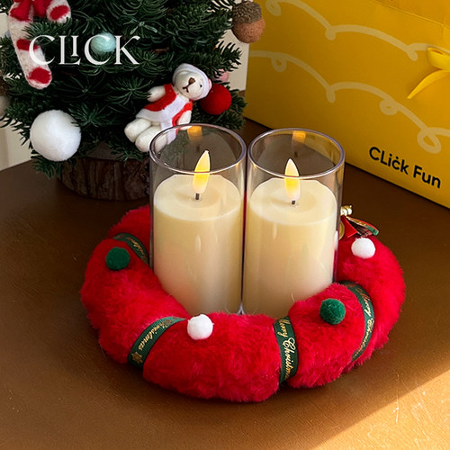 Click 亚克力仿真摇曳蜡烛象牙白LED电子蜡烛灯节日氛围商用家用 - 图0