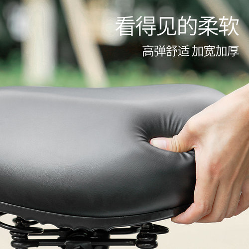 代驾折叠电动车坐垫蜂鸟加大减震鞍座椅座子配件自行车坐鞍座通用 - 图2