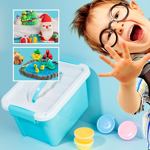 Сверхлегкая глина, нетоксичный космический пластилин, детская хваталка для раннего возраста ручной работы, игрушка, комплект, 24 цветов, «сделай сам»