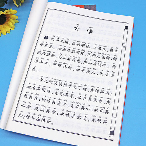 学庸论语注音版小学早读本国学经典读物儿童中国文化导读课外书阅读绍南文化读经教材简体大学中庸论语全集完整版  厦门大学出版社 - 图1