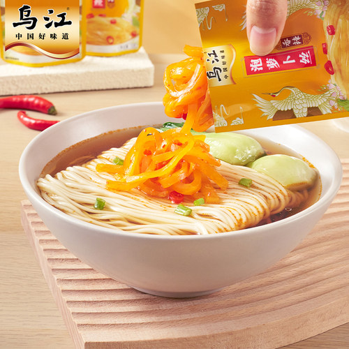 乌江脆口萝卜丁香辣泡萝卜丝组合6袋下饭菜萝卜丝下饭开味 - 图2