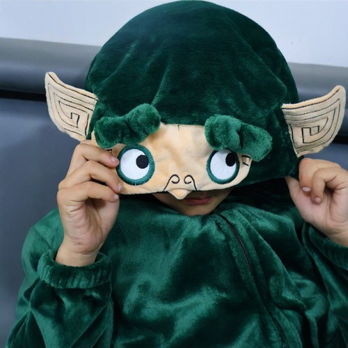 哪吒2结界兽儿童成人cos服装男卡通连体睡衣女孩搞怪连帽家居服饰 - 图3