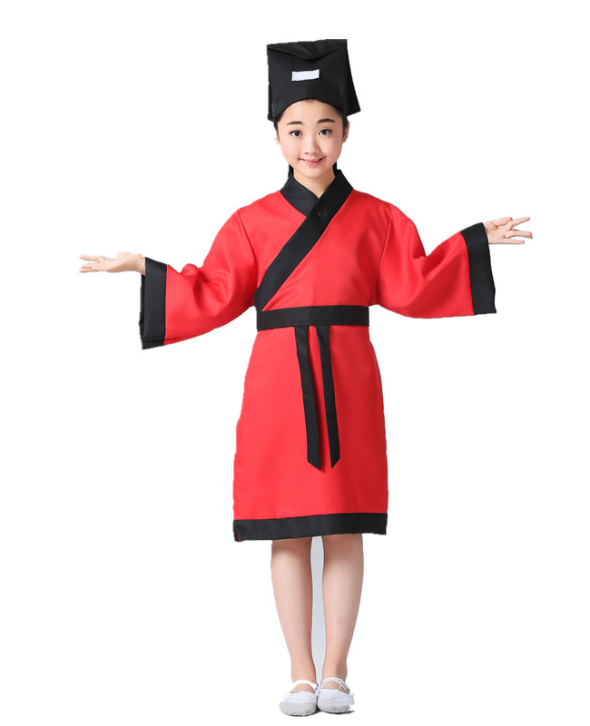 古装儿童书童演出服国学服装汉服幼儿园弟子规三字经孔子表演服装 古装儿童书童演出服国学服装汉服幼儿园弟子规三字经孔子表演服装