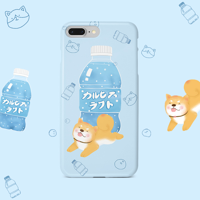 特价 柴犬系列适用苹果12mini原创手机壳iphone11pro保护套7/8plus粉色xsmax狗狗xr软壳imd情侣款磨砂亲肤 - 图2