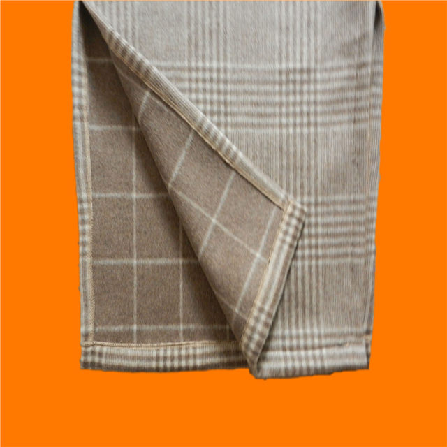 Thickened warm double-sided cashmere elegant one-step skirt