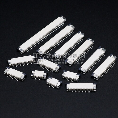FFC/FPC连接器 1.0MM 上接 抽屉 4P 5P 6P 8P 9P10P12P20P30P 40P - 图2
