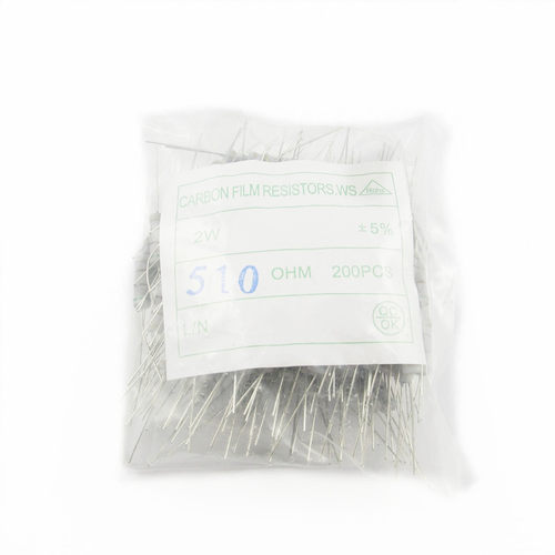 2W 5% 碳膜电阻器 3K 10R 100R 1K 2K 4.7K 5.1K 10K 100K 1欧 1M - 图0