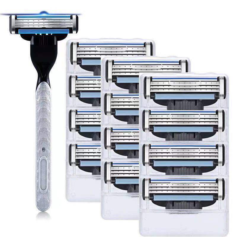 利吉剃 剃须刀三层手动刮胡刀3层胡子刀片不锈钢刀头男女通用剃毛,淘宝优惠券,粉丝福利购,淘宝优惠卷