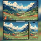 36 4K8K ultra-clear high-definition tablet desktop mobile phone wallpapers Valley Village Collection Series J007