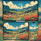 36 4K8K ultra-clear high-definition tablet desktop mobile phone wallpapers Valley Village Collection Series J007