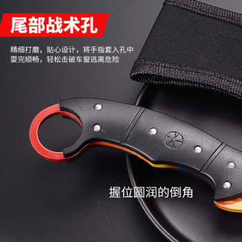 CSGO Serrated Claw Knife Eagle Claw Game Peripheral Entity Model Outdoor Survival High Hardness Bladed Field Claw Knife