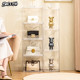 Swoosh bag storage box acrylic display box