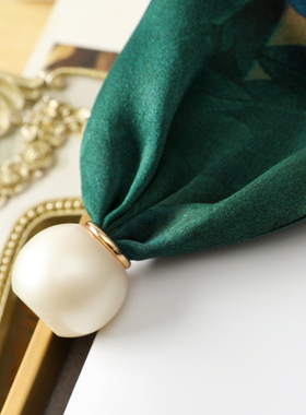 布塔真丝项链磁扣项链长条巾吊坠春秋女纯色百桑蚕丝小领巾