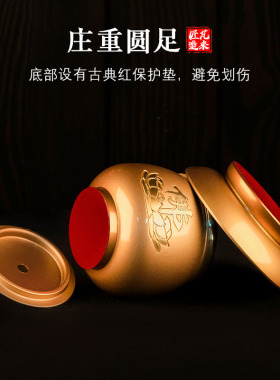 黄铜纯铜净水杯佛前礼佛圣水杯