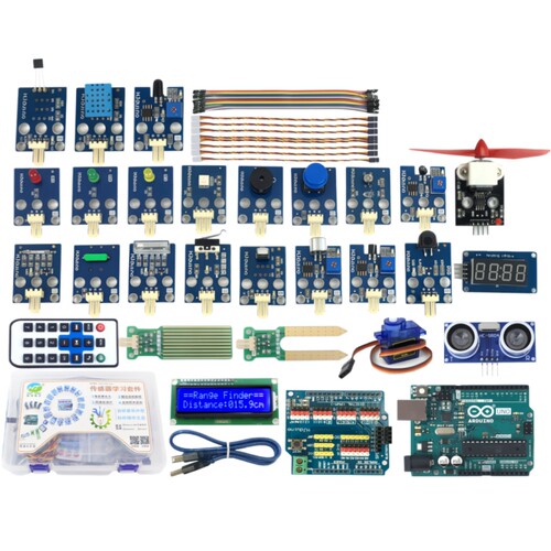 适用于Arduino UNO传感器开发套件mixly米思齐图形编程R3学习套装 - 图3