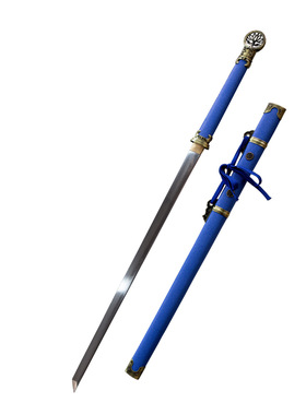 龙泉市手工灵笼白月魁环首刀COS