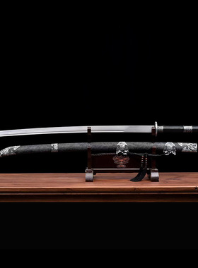 中华苗刀一体锰钢双手刀剑绣春刀