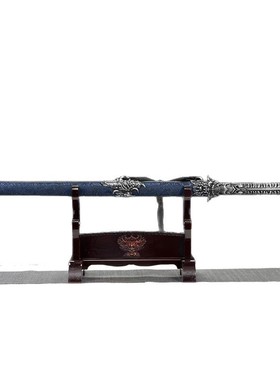 唐横刀一体高性能烤蓝绣春刀宝剑