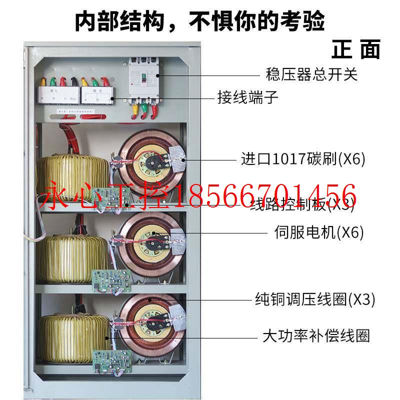 议价上海人民三相稳压器30kw60kw50kva20kw100KW120kva新款智能￥