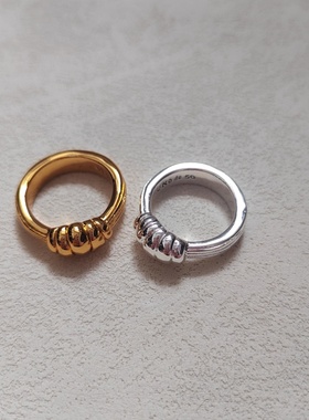 UNOde50镶钻开口个性时尚戒指女