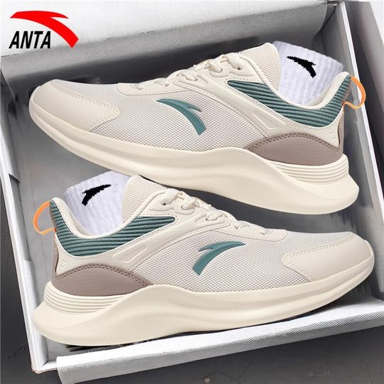 Официальный сайт ANTA новая кожаная легкая повседневная обувь на мягкой подошве