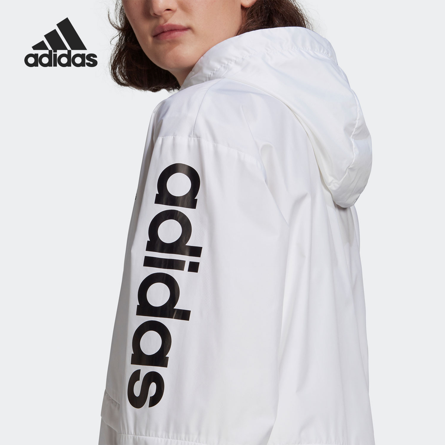 Adidas/阿迪达斯正品春季女子宽松舒适运动夹克外套GL0647