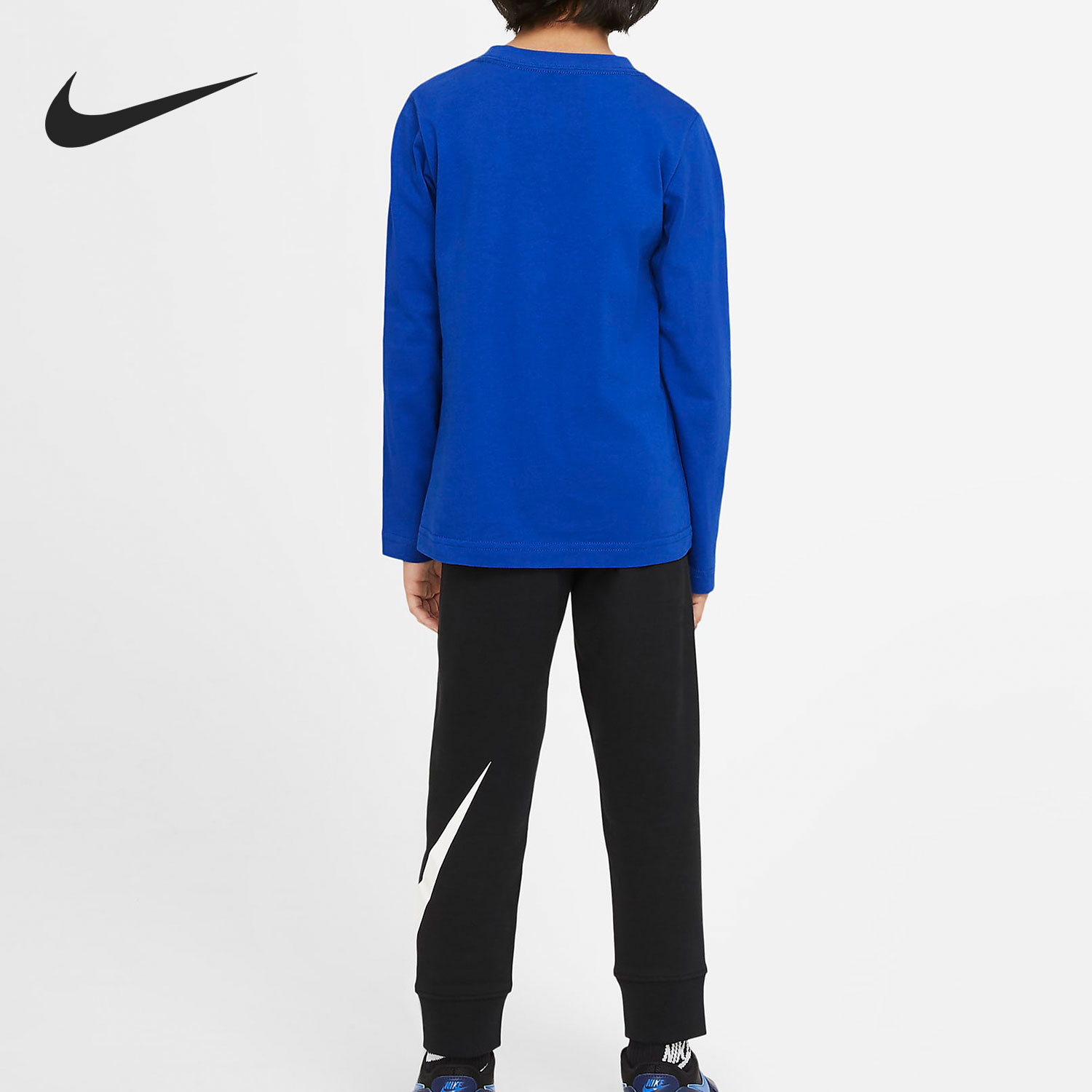 Nike/耐克正品春季新款小童休闲时尚舒适运动套装 DJ3994-010 - 图0