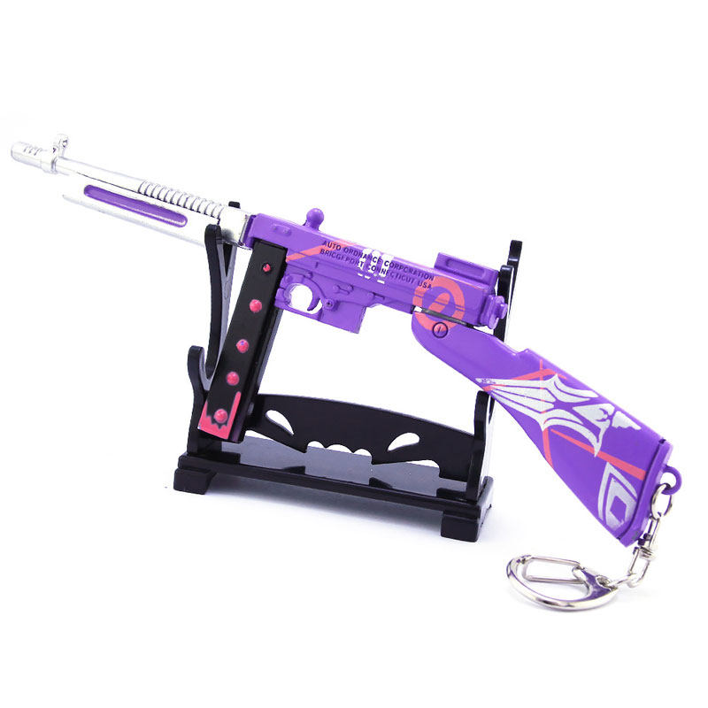 和平精英皮肤绝地求生儿童枪玩具仿真金属模型和平幻影战神皮肤三级头精英aug