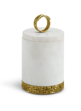 【官方授权】美国Michael Aram Palm棕榈皂液器牙刷杯纸巾盒摆件