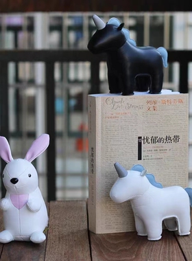 Zuny动物摆件河马公仔家居