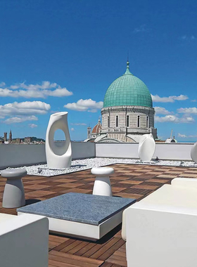 【官方授权】意大利Serralunga花瓶Flow  Lacq家用落地花瓶摆件