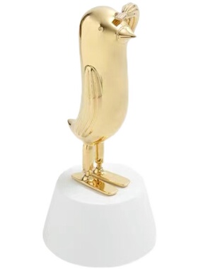 【官方授权】意大利BOSA Hopebird希望鸟陶瓷金色雕塑装饰品摆件