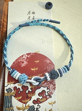 藏式手绳手工扎基拉姆手绳手搓棉手链成品手工编织藏风节日礼物