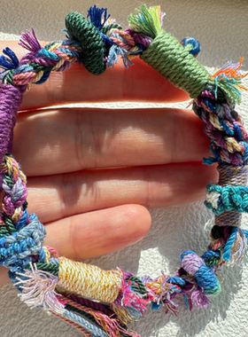 藏式手绳手链搭配粗线编织招财文玩饰品佛珠手串原创一物一拍diy