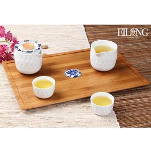 宜龙功夫茶具配件简约长方形竹制谷雨茶盘茶台干泡台茶托盘