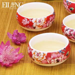 台湾宜龙囍宴茶道功夫茶具茶杯陶瓷杯水杯杯子单杯品茗杯