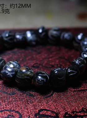 天然黄蓝虎发财猪手链 2025转运吉祥手串送男女友实物拍摄