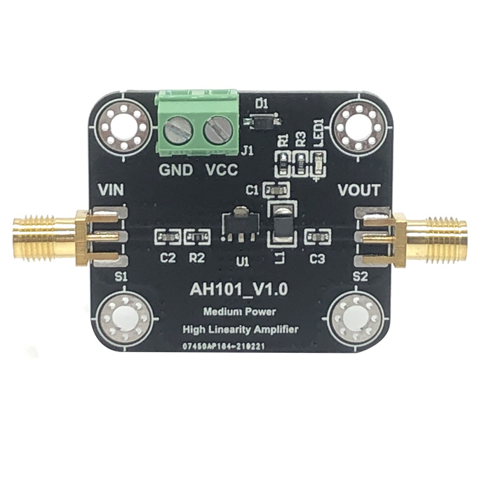 AH101模块 射频放大器  高线性中功率放大器  1.5GHz 单电源供电 - 图2