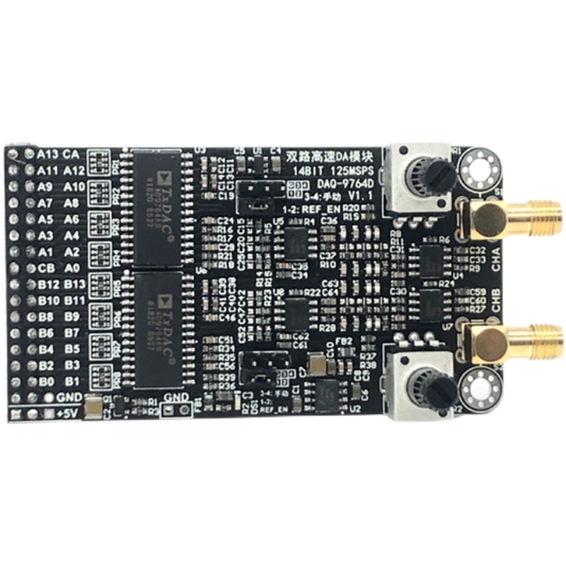 双路高速DAC模块AD9764 14位并行DA125M 波形产生配套FPGA开发板,淘宝优惠券,粉丝福利购,淘宝优惠卷
