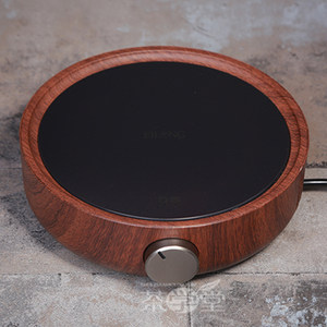 台湾宜龙煮茶电陶炉胡桃木色全自动家用茶道小型烧水煮茶器不挑壶