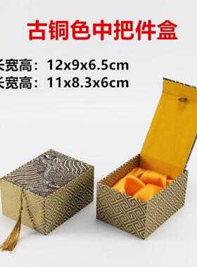 玉器古玩把件盒流苏首饰盒