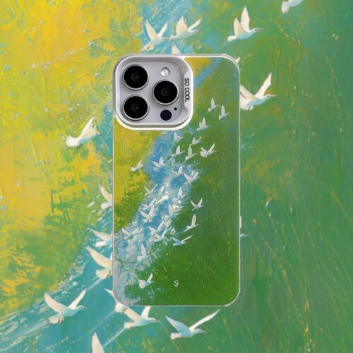 青山归鸟 | So so Lab | 适用于iphone16promax小米14苹果16pro华为mate60pro华为p70高级新款个性小众手机壳 - 图3