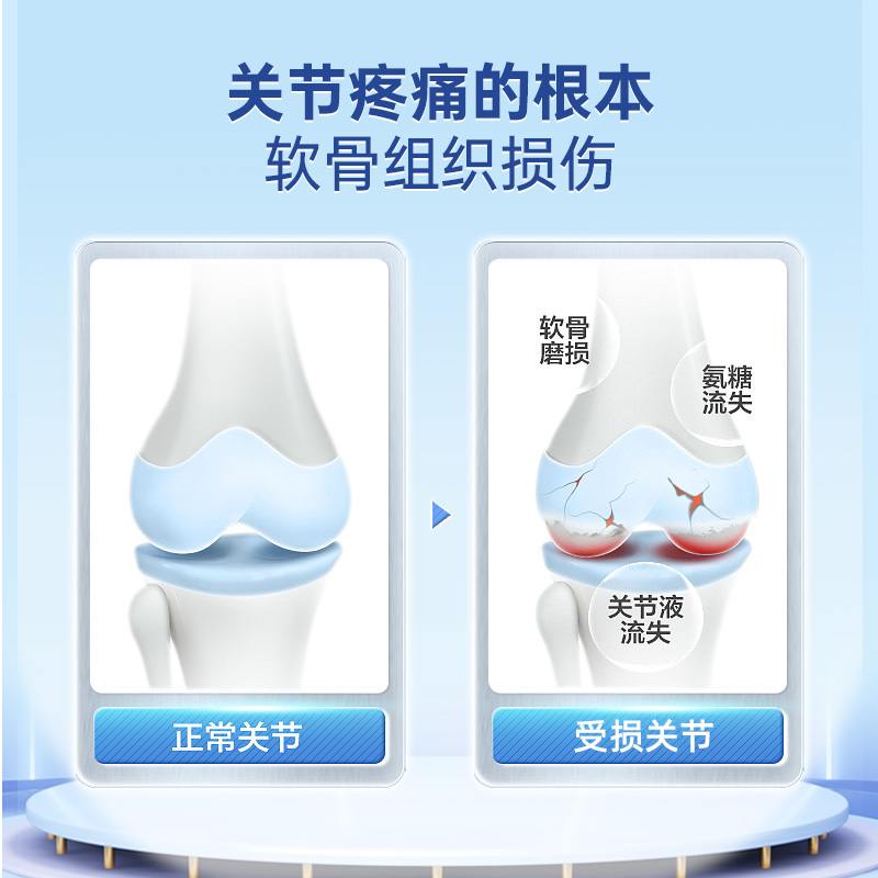 禾博士氨糖软骨素胶囊钙片中老年氨基葡萄糖补安糖补钙官方旗舰店